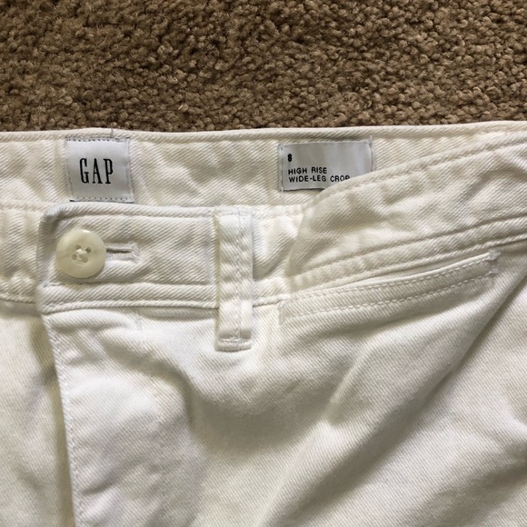 GAP High Rise Wide-Leg Crop - Picture 2 of 3